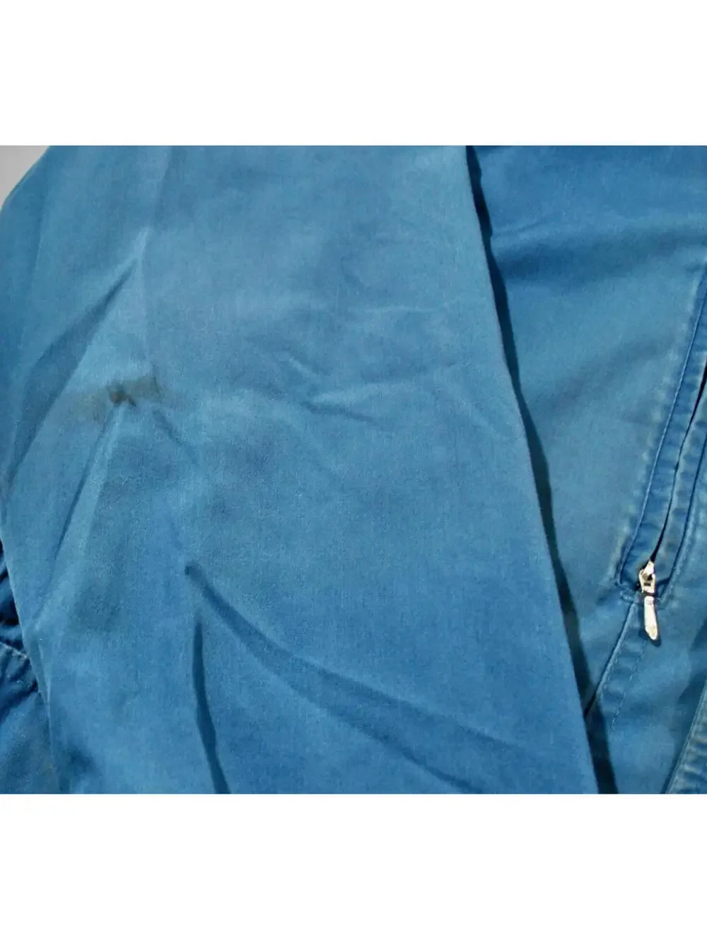 Vintage Northwest Territory 90s Zip Snap Hood Blue Jacket Size Small